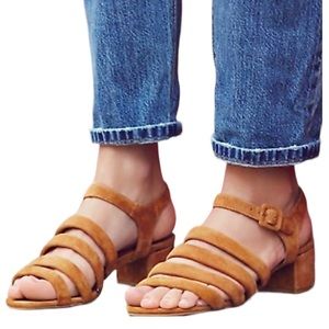 Free People X Jeffrey Campbell Clementine Suede Sandals